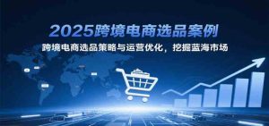 2025跨境电商选品案例,跨境电商选品策略与运营优化,挖掘蓝海市场-比杰副业资源站