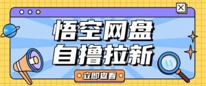 全网首发悟空网盘云真机自撸拉新项目玩法单机可挣10.20不等-比杰副业资源站