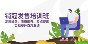 销冠 发售培训班：发售 操盘+情商 飙升+卖点 提炼，实战提升百万业绩-比杰副业资源站