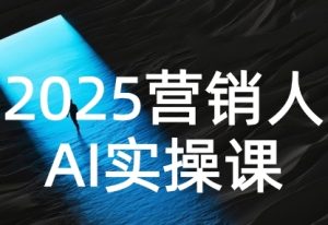 2025营销人Al实操课，AI营销抢跑实战，从Prompt到方案，效率碾压同行-比杰副业资源站